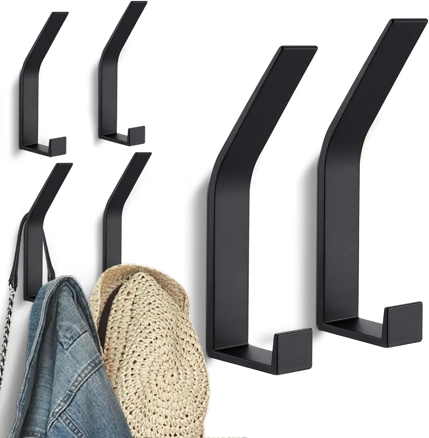 Towel Bar Stainless - 4/5/6 Buah Sekrup Pengeboran Dinding Kait