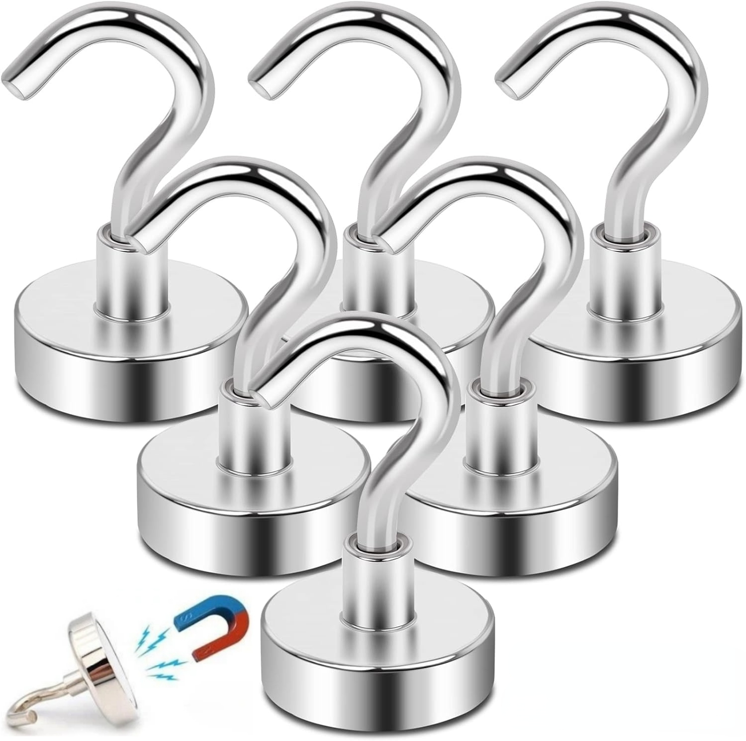 Home Bathroom Key - 1-80 buah kait magnetik kuat, multi-guna