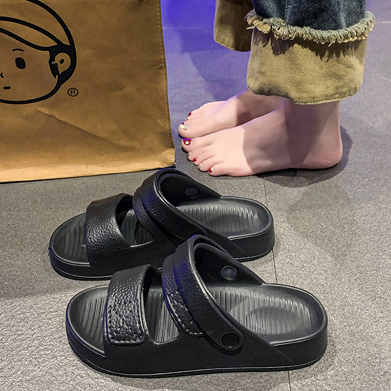 Home Outdoor Bathroom - Sandal Pria Menyumbat Platform Cloud EVA