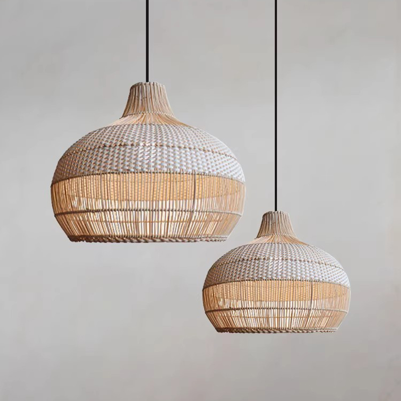 Japan Bathroom.Home - Lampu Gantung Anyaman Rotan Wabi Sabi