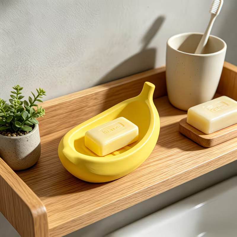 Home Bathroom Sink - 1 buah Wadah Sabun Pisang Kreatif,