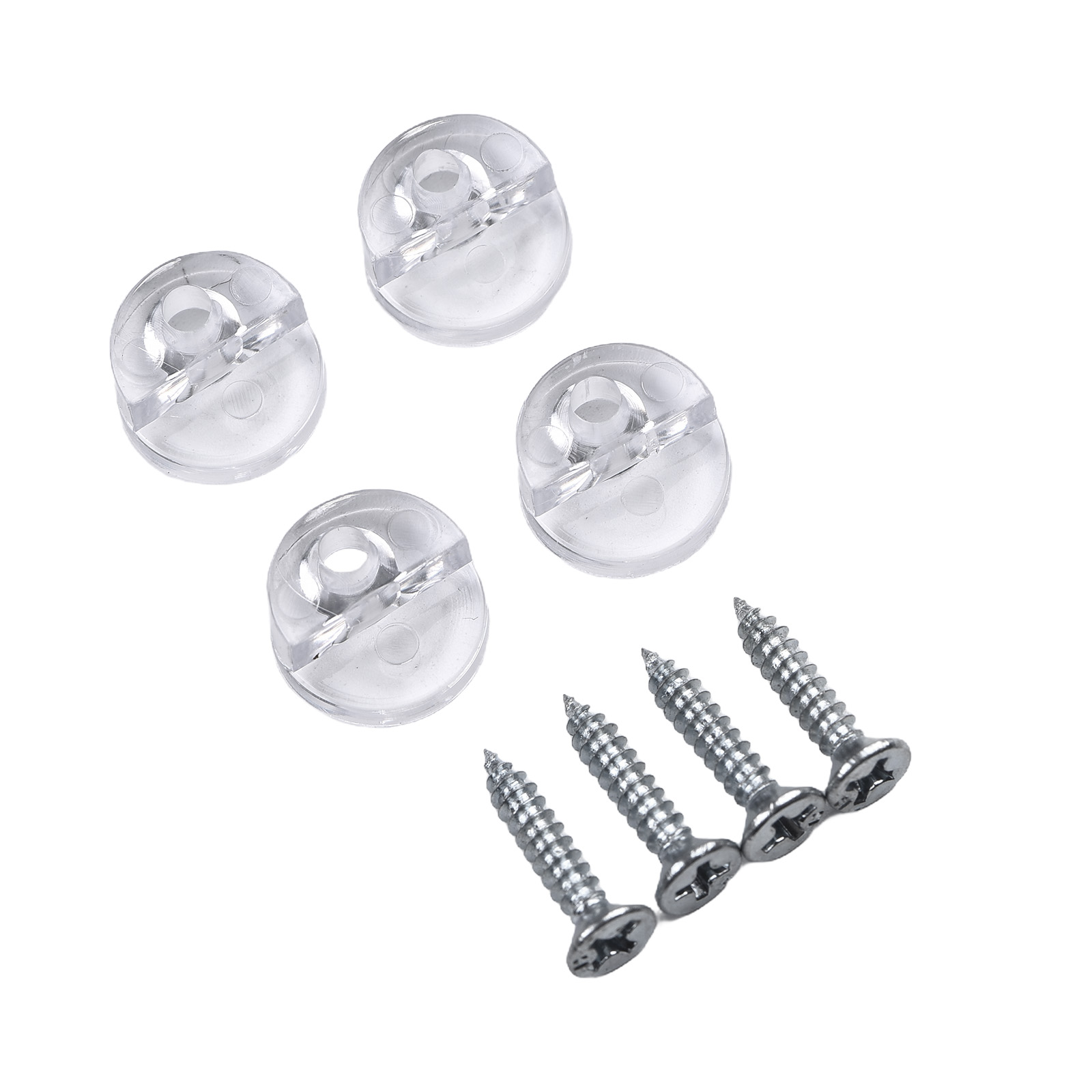 Home Hardware Bathroom Mirrors - 4 buah klip perbaikan cermin, braket