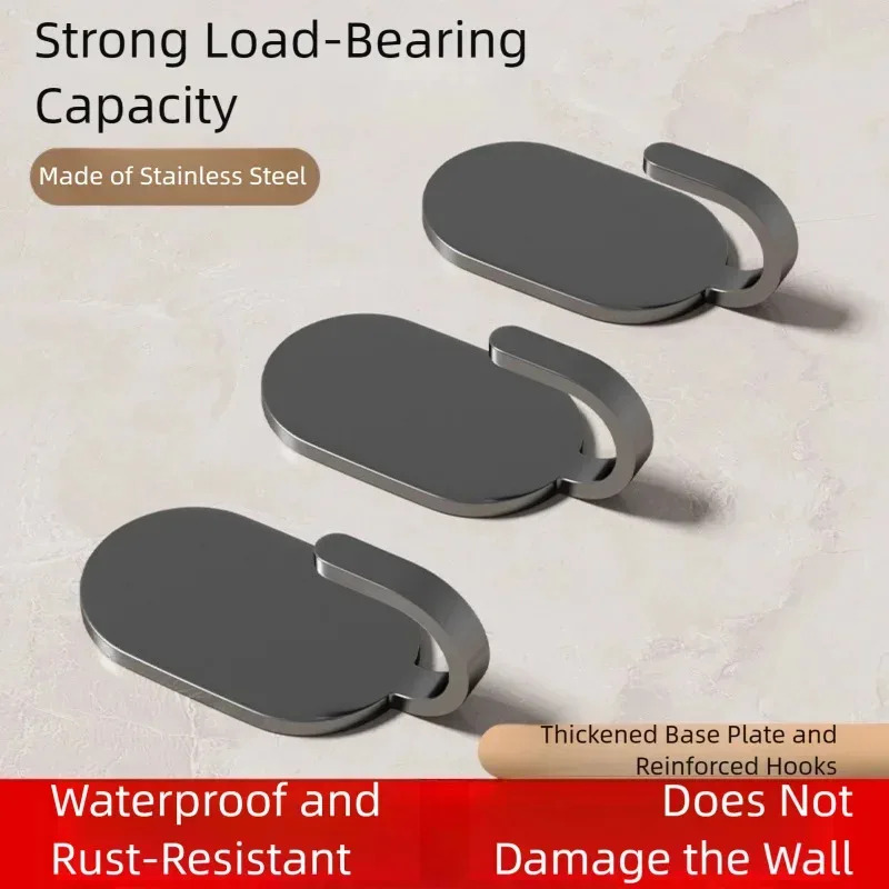Towel Bar Stainless - Gantungan Handuk Tempel Dinding Baja Anti