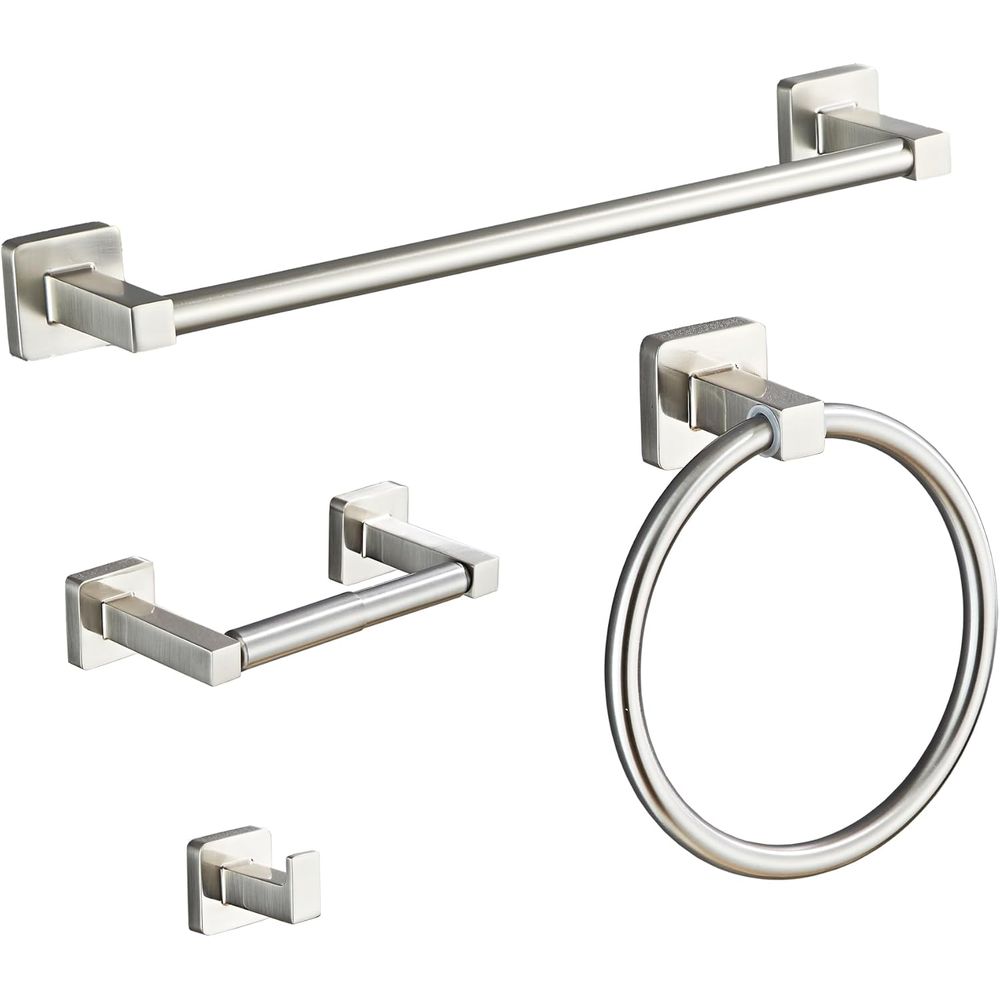 Set Perlengkapan Kamar Mandi 4 - Towel Bar Stainless ulasan dan harga