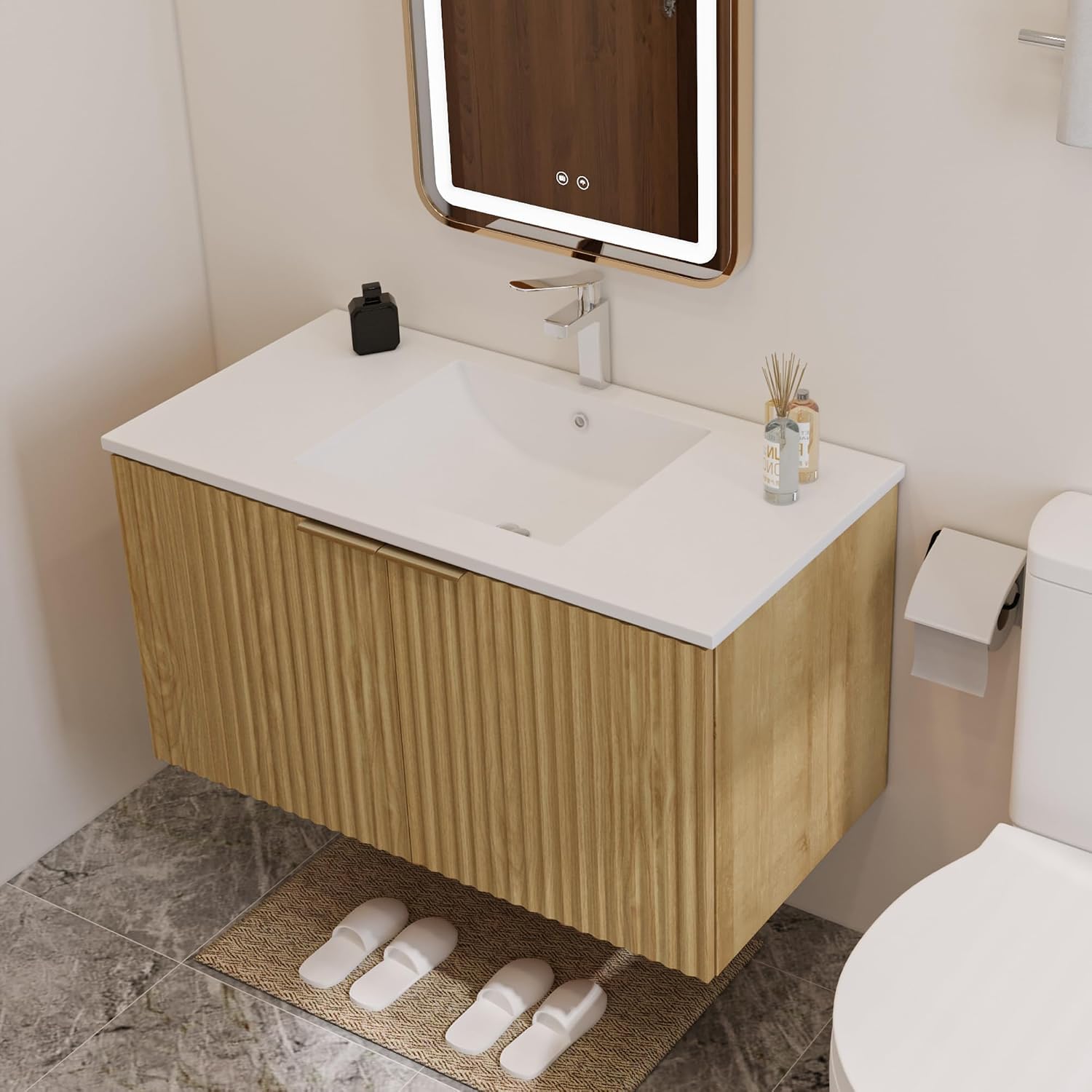 Rak Kabinet Kamar Mandi Modern - Home Bathroom Sink ulasan dan harga