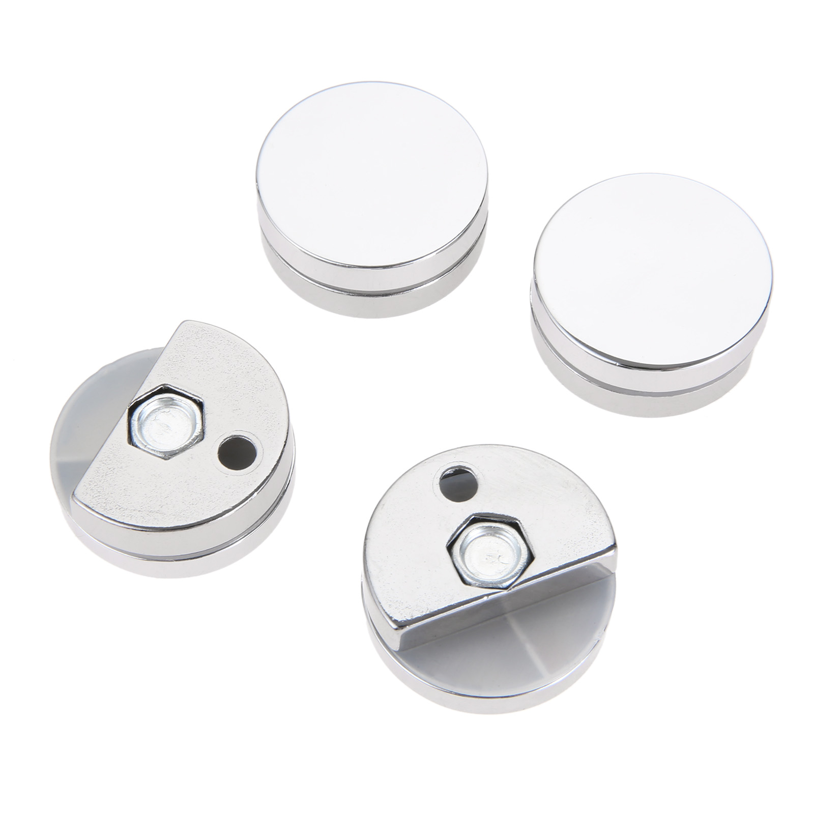 4 Buah 27Mm Kaca Bulat Penjepi - Home Hardware Bathroom Mirrors ulasan dan harga