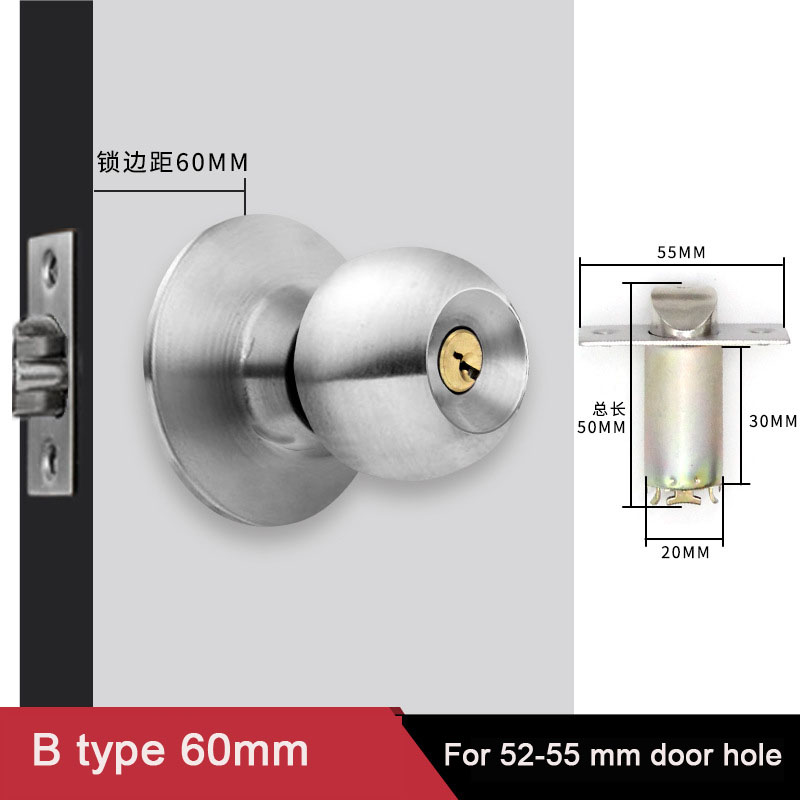 Kenop pintu bulat bahan Aloi a - Home Bathroom Key ulasan dan harga