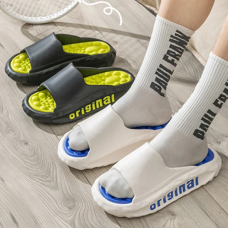 Sandal Pijat Cloud Pria Musim  - Home Outdoor Bathroom ulasan dan harga