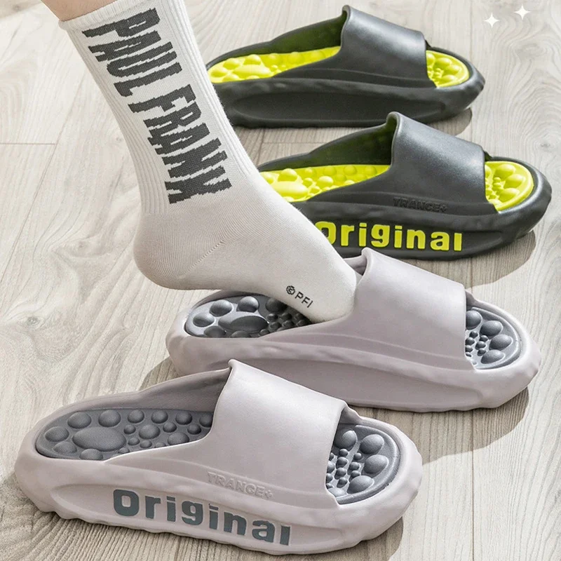 Sandal Pijat Cloud Pria Musim  - Home Outdoor Bathroom ulasan dan harga