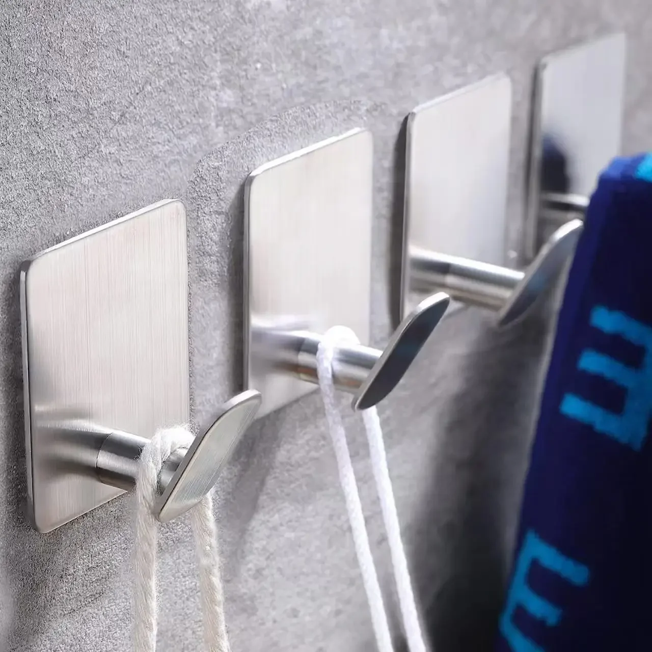 4/1 Buah Kait Jubah Kamar Mand - Towel Bar Stainless ulasan dan harga