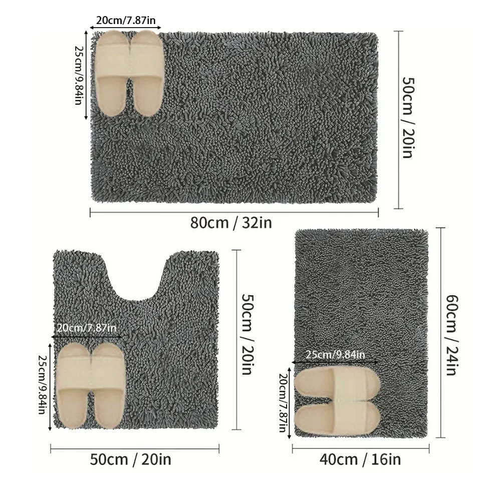 3 Buah/Set Tikar Penyerap untu - Japan Bathroom.Home ulasan dan harga