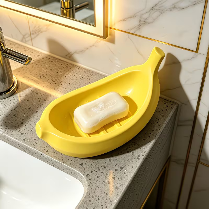 1 buah Wadah Sabun Pisang Krea - Home Bathroom Sink ulasan dan harga