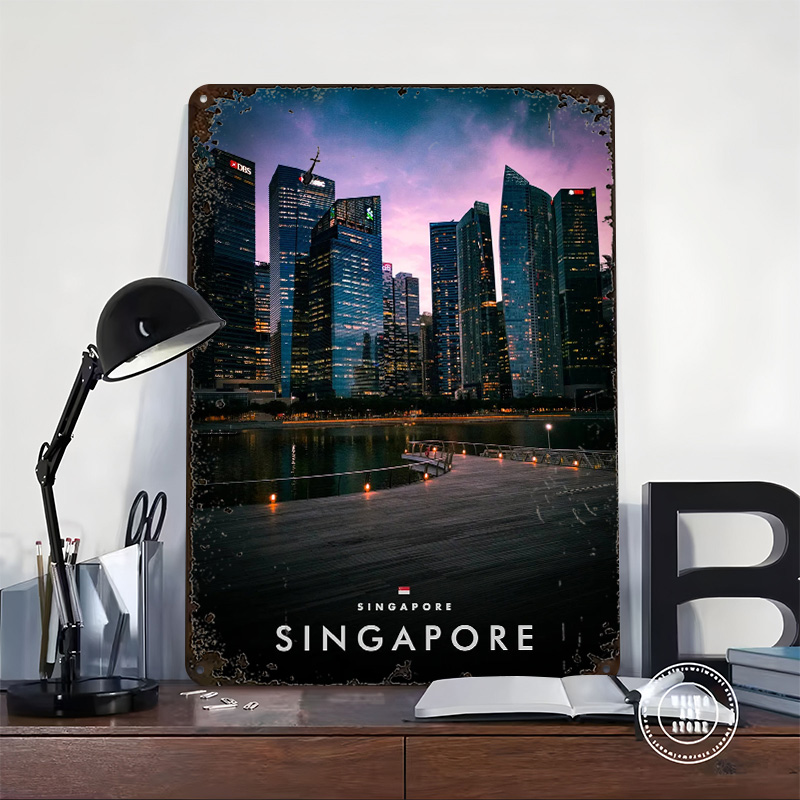 Poster Cetak Captured Singapor - Home And Bathroom Singapore ulasan dan harga