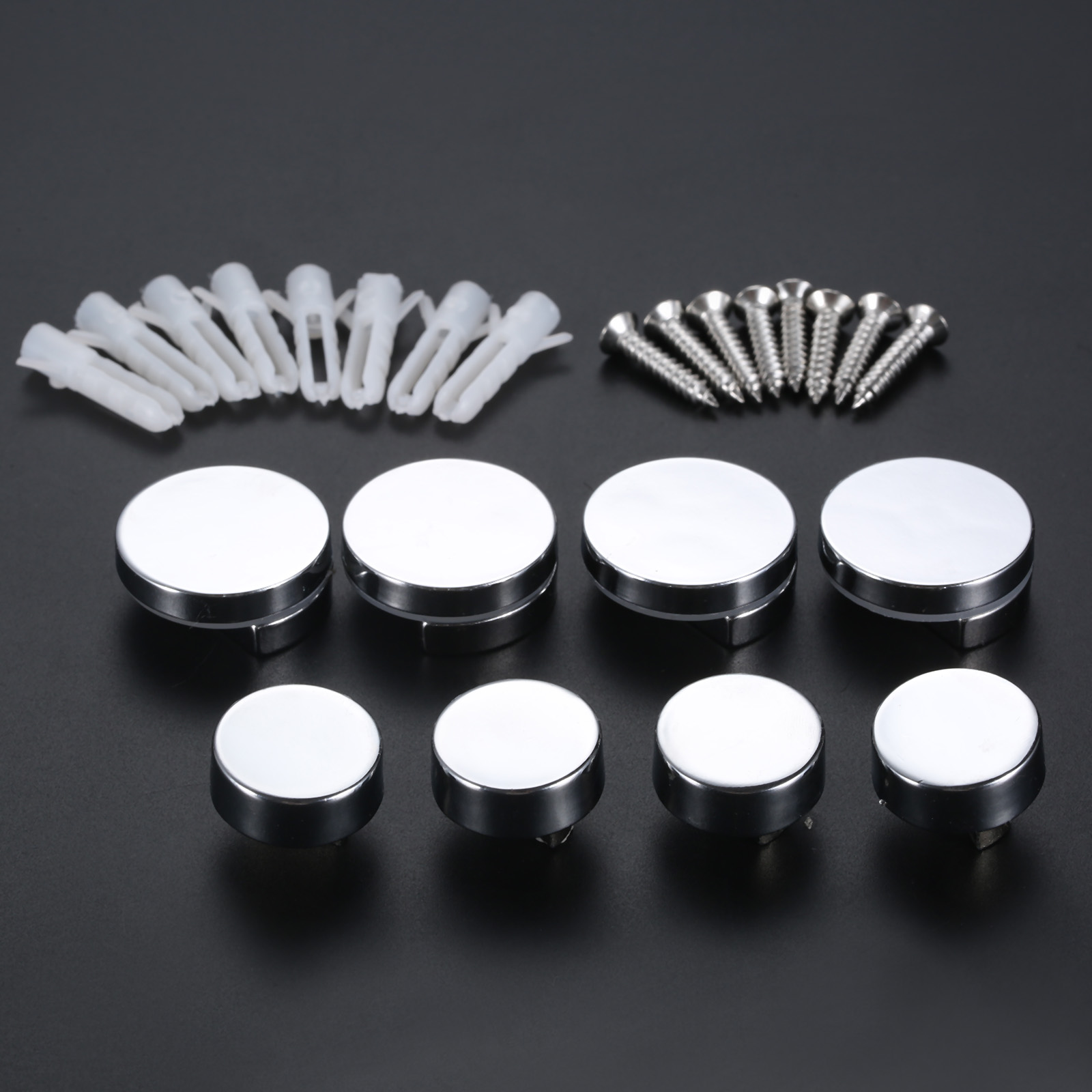 4 Buah 20/27Mm Kaca Bulat Penj - Home Hardware Bathroom Mirrors ulasan dan harga