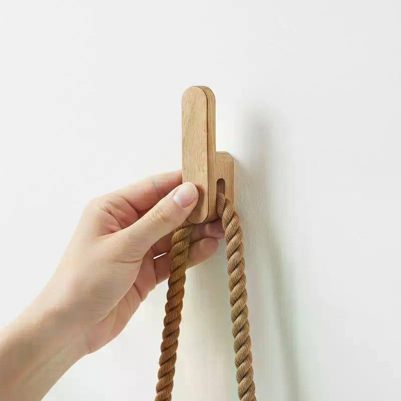 Gantungan Dinding Kayu Solid N - Home Bathroom Key ulasan dan harga