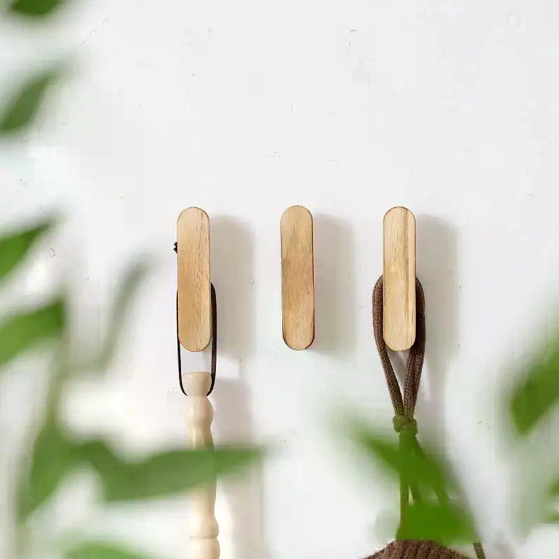 Gantungan Dinding Kayu Solid N - Home Bathroom Key ulasan dan harga