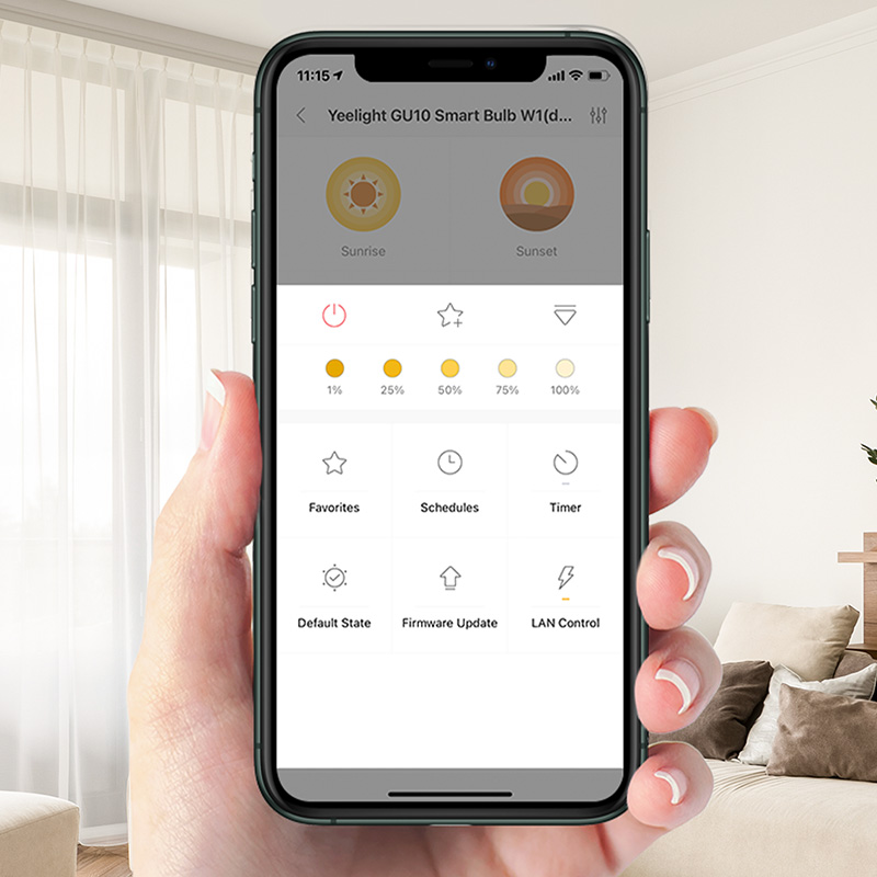 Yeelight GU10 W1 Lampu LED Pin - Yeelight Light Smart Bulb ulasan dan harga
