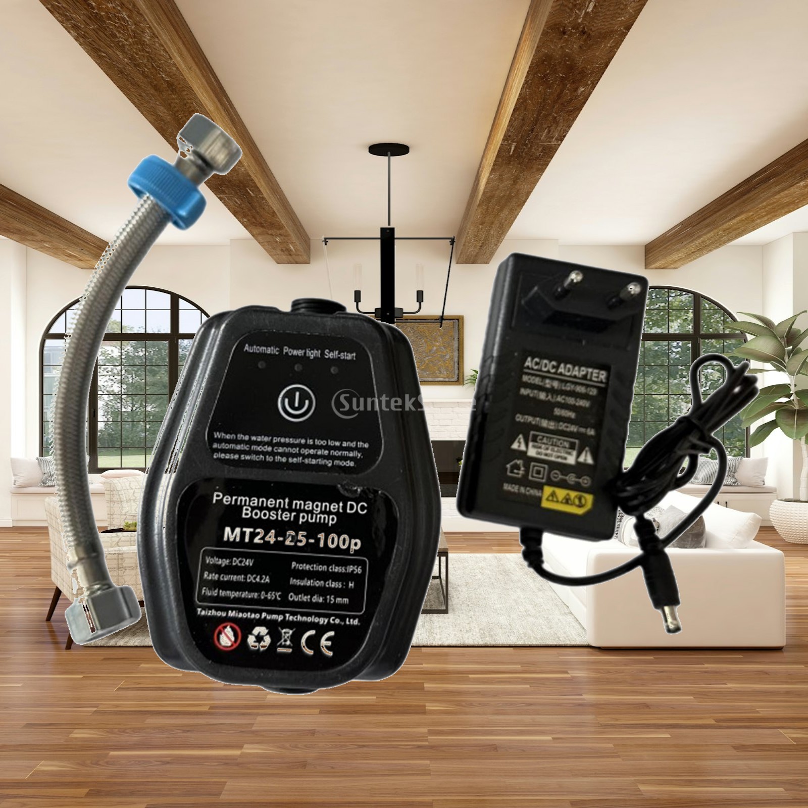 Pompa Tekanan Air 24V Pengontr - Home Bathroom Pressure Pump ulasan dan harga